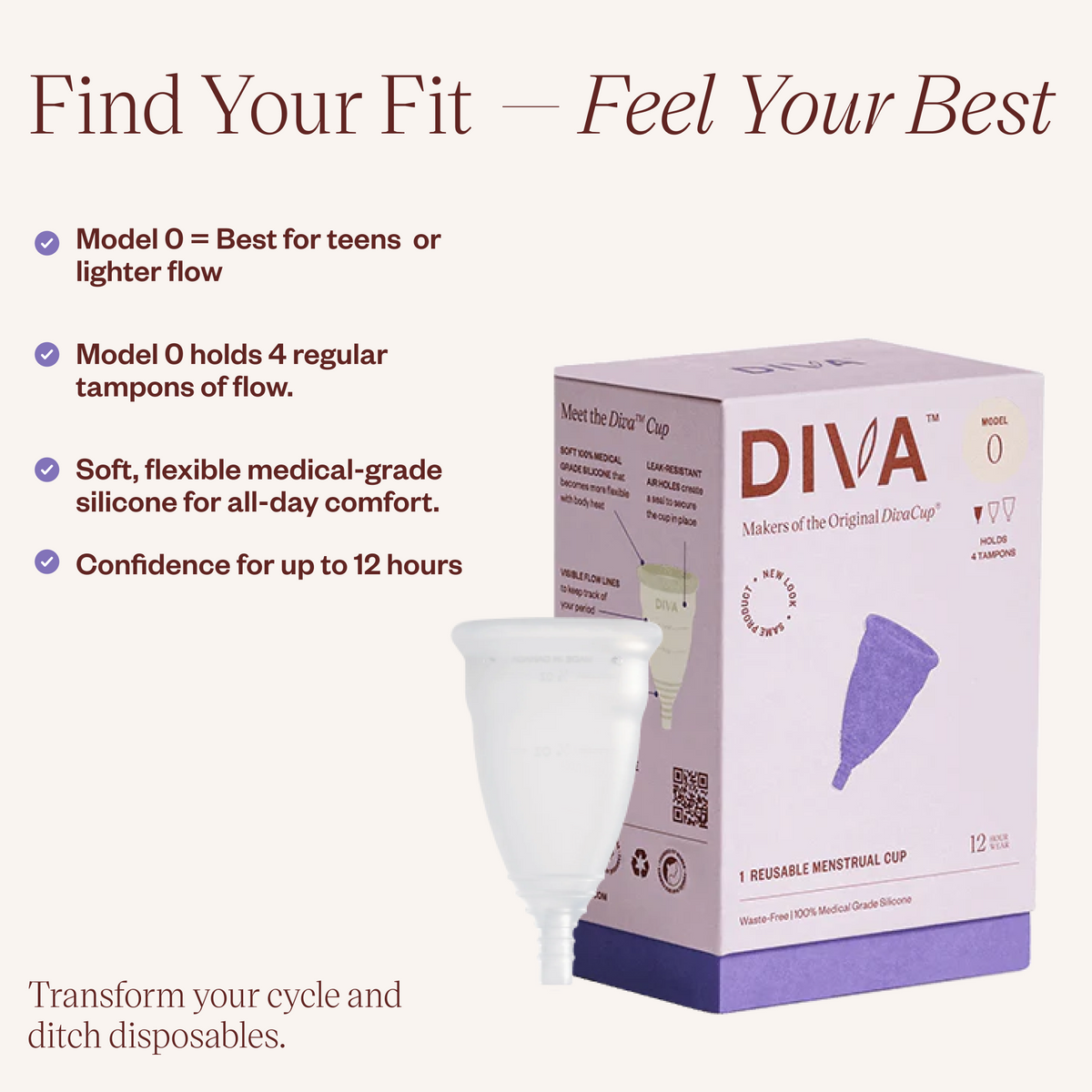 DIVA™ Cup Model 0